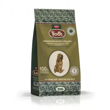 FOLK Medium and Large Breeds Traditional Greater Poland Duck with Rabbit, Apples and Marjoram - sausā barība suņiem - 12kg