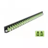 DeLOCK 19 inch Splice Box Front Panel 24 port LC Duplex laima zaļš 43362
