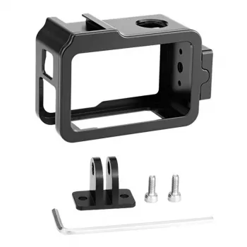 Metāla būris Puluz DJI Osmo Action 4/3 ar auksto apavu, modelis PU928B