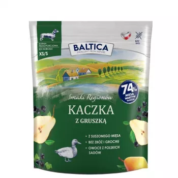 Slapjā suņu barība Baltica Pīle ar Bumbieri XS/S 1 kg — Pilnvērtīga diēta maziem pieaugušiem suņiem