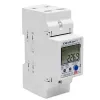 Qoltec 50882 Vienfāzes elektroniskais elektroenerģijas patēriņa skaitītājs DIN sliedei | Wi-Fi | TUYA | 230V | LCD