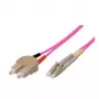 Tecline exertis Connect optiskais lēciena kabelis SC daudzmodu (M) – LC daudzmodu (M) 1 m 50/125 µm OM4 akvamarīns (39885601)
