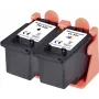 Renkforce tintu kombināciju komplekts Canon PG-540 + CL-541 (5225B006) saderīgs kombinētais komplekts Melns, Ciāns, Fuksīns, Dzeltens RF-I-C-PG540CL540BCMY2PK RF-5628790