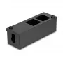 Sadalījuma kārba DeLOCK Easy 45 metāla, melna, 4×22.5×45 mm vai 2×45×45 mm