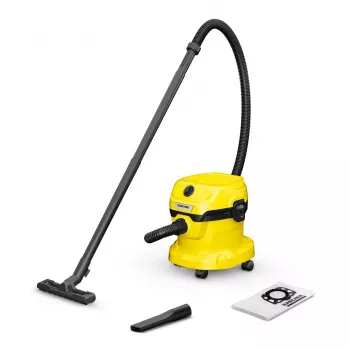 Kärcher WD 2 Plus V-12/4/18 12 L Tvertnes putekļsūcējs Slapjš&Sauss 1000 W Putekļu maiss