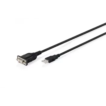USB 2.0 uz RS232 adaptera kabelis DIGITUS DA-70172, 1,8 m, FTDI FT232RNL mikroshēma, USB Type-A uz DB9