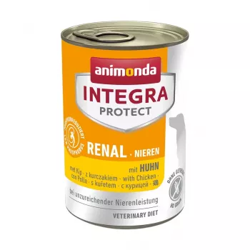 Slapjā suņu barība animonda Integra Protect Nieres ar vistu 400 g — nieru atbalsts, bez graudaugiem un lipekļa