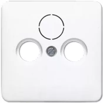 SAT+TV+Radio sienas kontaktligzda JUNG CD 561 SAT WW, balta