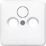SAT+TV+Radio sienas kontaktligzda JUNG CD 561 SAT WW, balta