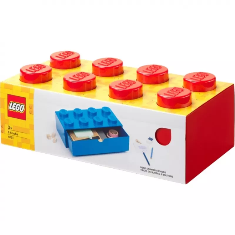 LEGO Desk Drawer 8, sarkans
