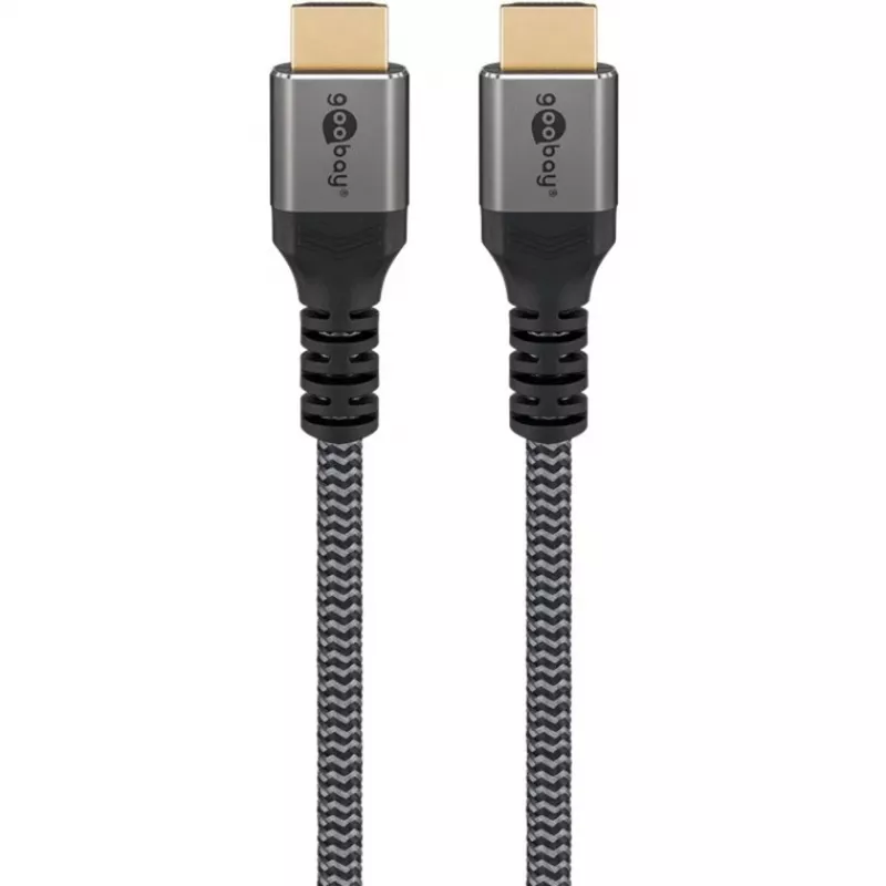 Goobay 64994 High Speed HDMI kabelis ar Ethernet, HDMI uz HDMI, 2 m