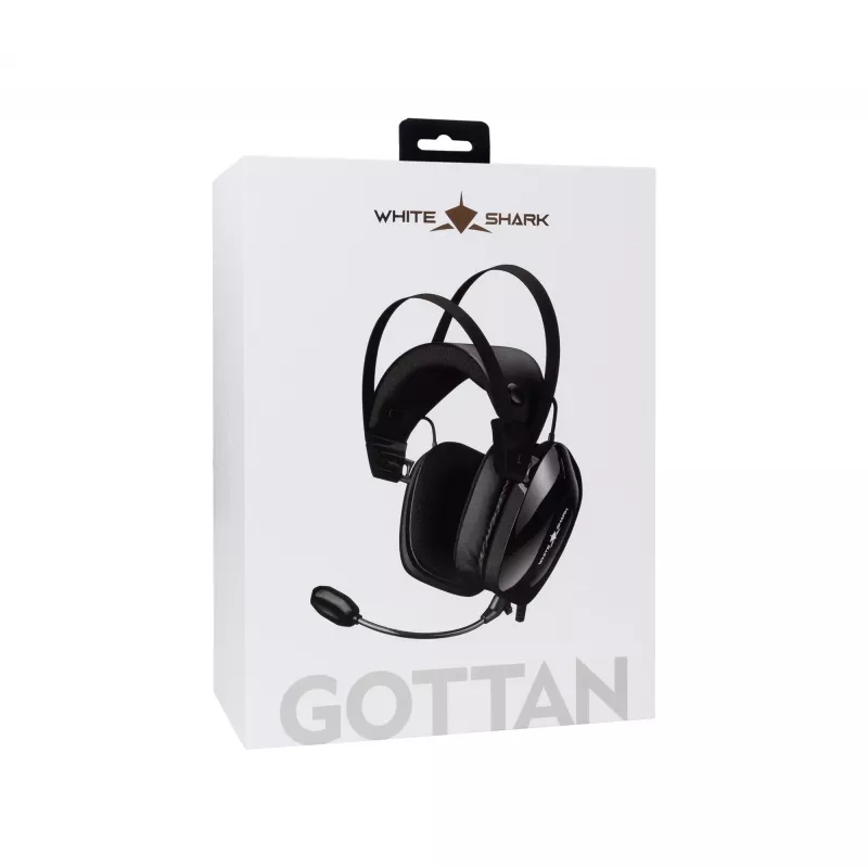 Austiņas White Shark GH-2446 Gottan Black