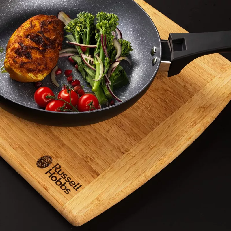 Trauku komplekts Russell Hobbs RH01840EU7 — 4 daļas, saliekams, metālisks marmors