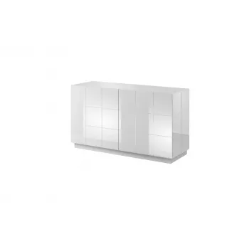 Cama Kumode 2D REJA balts glancēts/balts glancēts