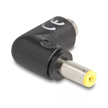 Vadu savienotājs DeLOCK 80795 DC 5.5 x 2.1 Melns Vīrietis/Sieviete