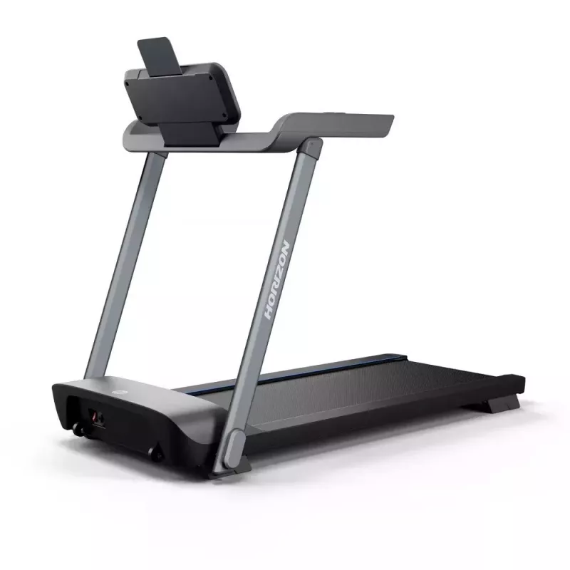 Saliekams elektriskais skrejceļš Horizon Fitness Evolve 3.0 — 16 km/h, 127×51 cm lente, 12 programmas, max lietotājs 113 kg, LED displejs
