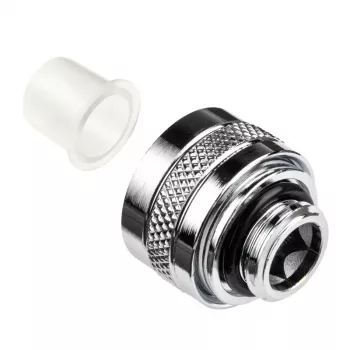 Savienotājelements Alphacool 17470 — misiņš hromēts, 20 mm, ūdensdzesēšanai