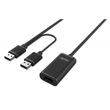 Aktīvs USB 2.0 pagarinātājkabelis, 20m; Y-279