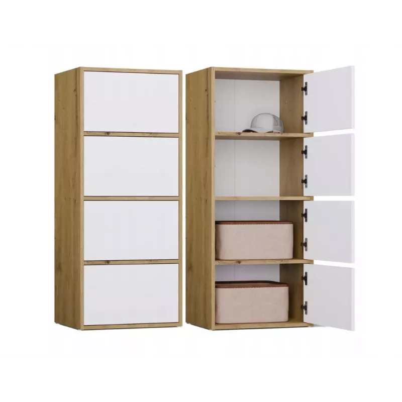 ALMA kumode artisan ozols/balts