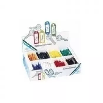 Atslēgu gredzeni WEDO 262 8018 — plastmasas atslēgu gredzeni, 18 mm, displeja iepakojums 200 gab.