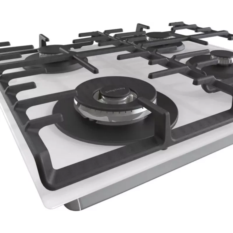 Gorenje GTW642SYW Balta Iebūvējama Gāzes Plīts 60 cm 4 Degļi