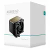 Gaisa dzesētājs DeepCool AK500 G2, 120 mm ventilators, maks. gaisa spiediens 3.33 mmH2O, 117×129×159 mm, melns