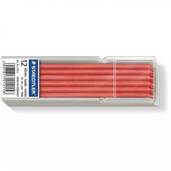 Staedtler Lumocolor 218 sarkana pildspalvas uzpilde, 12 gab.