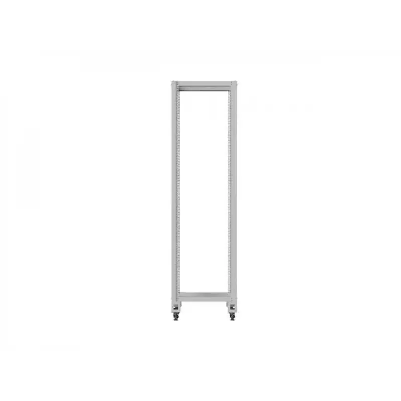 Atvērtais 19 collu statīvs LANBERG 42U, dziļums 800 mm, platums 600 mm, pelēks