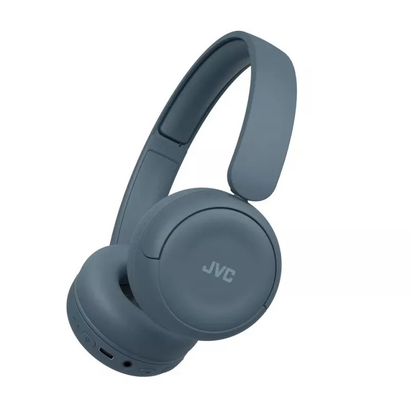 Austiņas JVC HA-S59W — Vadu un bezvadu Bluetooth, virsauss, galvas saite, 20–20000 Hz, 1.2 m vads, Zila