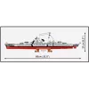 Konstruktors Cobi Kaujas kuģis Bismarck ar 3204 detaļām - Cobi CO BI-4860