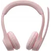 Logitech 981-001412 bezvadu austiņas/headset Galvas saite Birojs/Zvanu centrs Bluetooth Roza