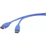 USB pagarinātāja kabelis Renkforce 1420708 — USB A vīrišķais uz sievišķo, USB 3.0, 5 V