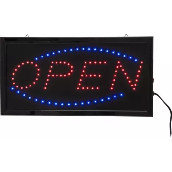 LED izkārtne EUROLITE OPEN 80500303 – apgaismota atvērts zīme, klasisks dizains
