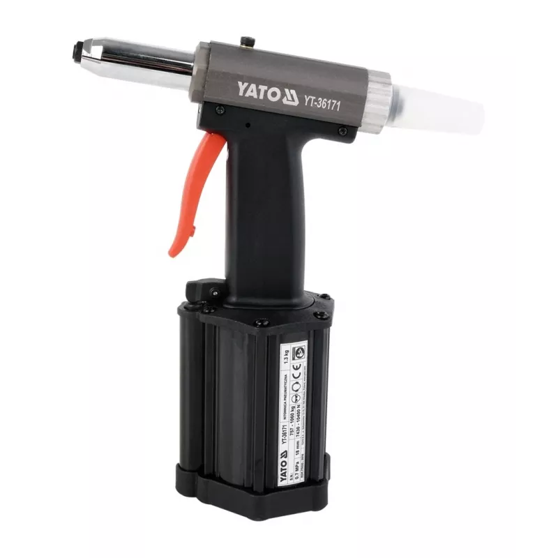 YATO PNEUMATISKĀ KNIEDĒTĀJA PISTOLE 2.4-5.0mm 36171