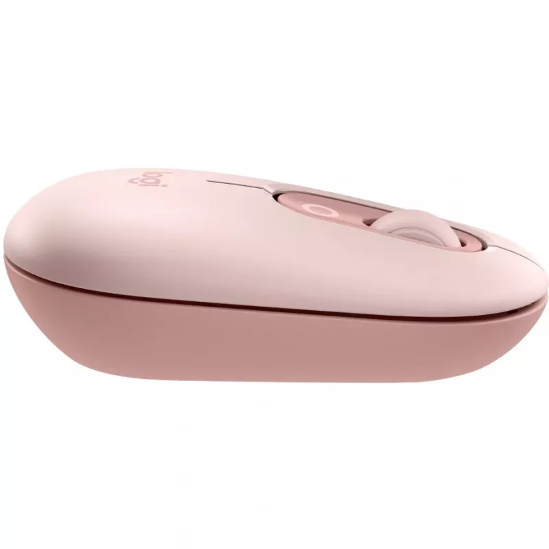 Logitech POP Icon Combo - Bezvadu tastatūras un peles komplekts - Bluetooth LE - QWERTY - US International - rozā, baltā (920-013142)