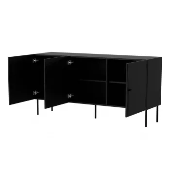 Cama 3D kumode PALAZZO BIS 151x40x75 matēts melns