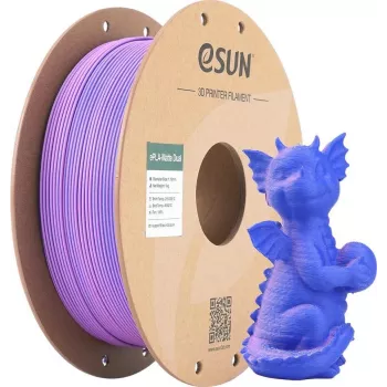 ESUN PLA MATTE DUAL 1,75mm PURPLE BLUE 1kg 3D drukas pavediens (PLA-MTD175B-UZ1P1)