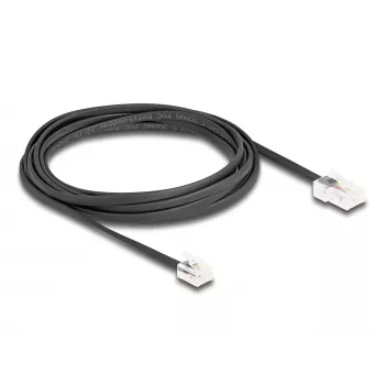 DeLOCK telefona kabelis RJ45 spraudnis uz RJ11 spraudni melns 3 m