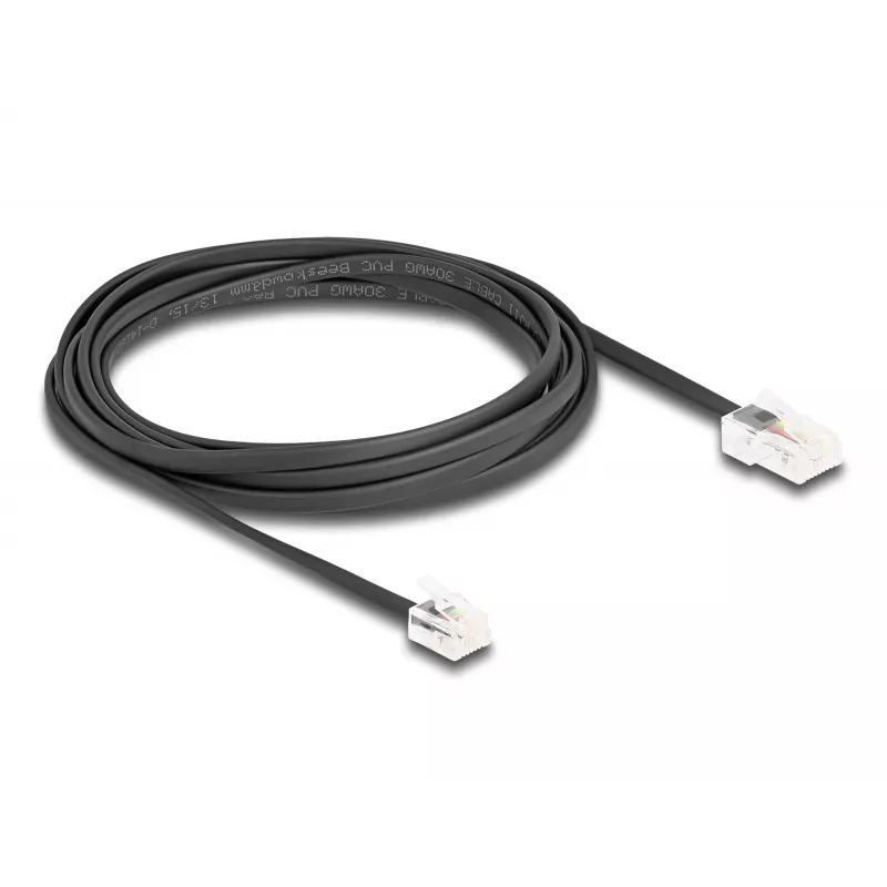 DeLOCK telefona kabelis RJ45 spraudnis uz RJ11 spraudni melns 3 m