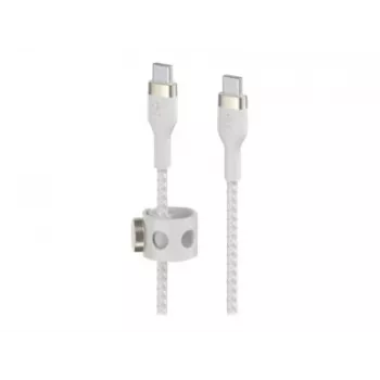 Belkin BOOSTCHARGE PRO Flex USB kabelis 3 m USB 2.0 USB C Balts (CAB011BT3MWH)