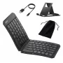 Inateck N0131 pilna izmēra izliekta Bluetooth tastatūra QWERTZ šķērsslēdži melna