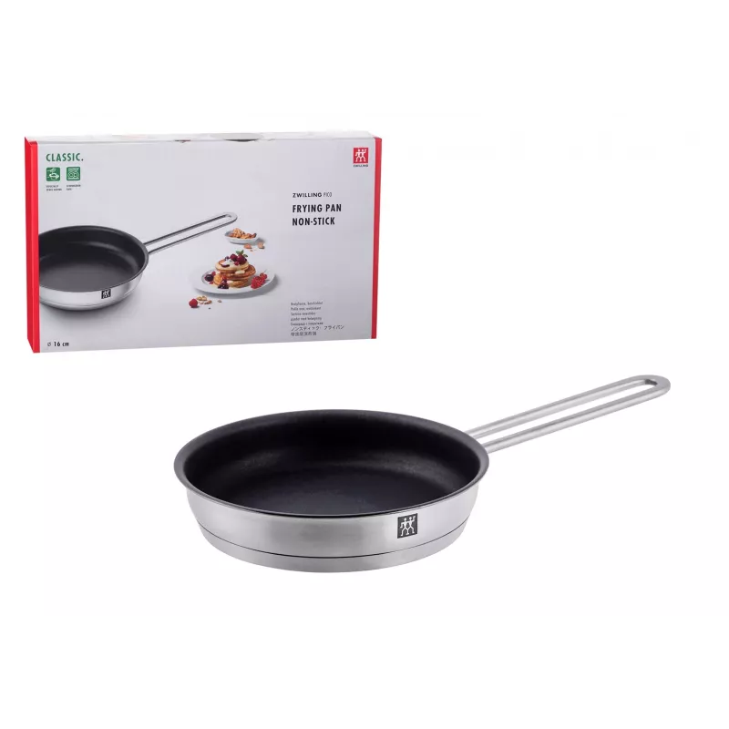 Universālā panna ZWILLING Pico Round 16 cm, nerūsējošais tērauds, nepiedegoša, cepeškrāsns un trauku mazgājamās mašīnas droša