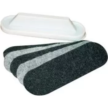 Magnētiskais plastmasas logu tīrītājs Franken U-Act! Line Z1934, pelēks, 130×40×35 mm