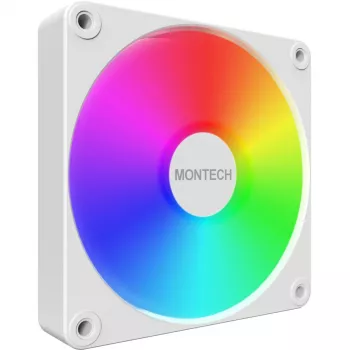 Datora korpusa ventilators 120 mm GF120R V2/ARGB PWM 3 komplektā (balts) MONTECH