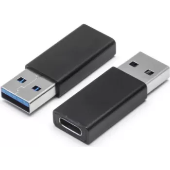 ShiverPeaks 14-05032 USB-A uz USB-C adapteris, USB 3.0, melns