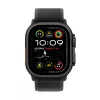 APPLE Watch Ultra 2 GPS + Cellular 49mm Melna Titāna Korpuss ar Melnu Trail Siksnu - M/L