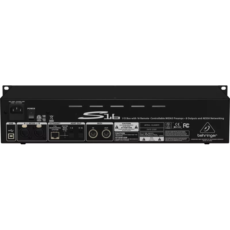 Behringer Digital Snake S16 audio modulis