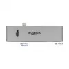 Docking Station Delock Dual USB Type-C ar HDMI USB 3.2 SD PD 3.0