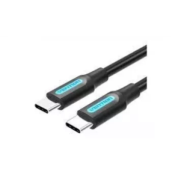 Kabelis USB-C uz USB-C 1m Melns Cosbf Vention