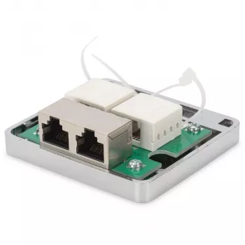DIGITUS DN-93713 Virsmas montāžas kārba CAT 6A 2-portu